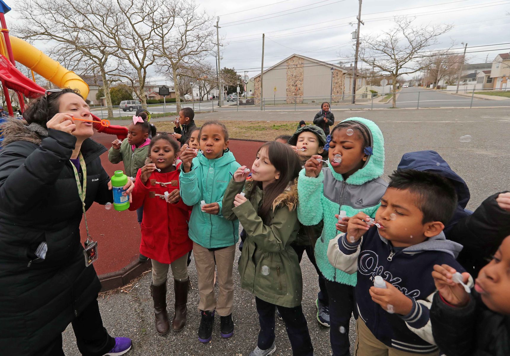 Blow Bubbles 4 Autism at MLK School